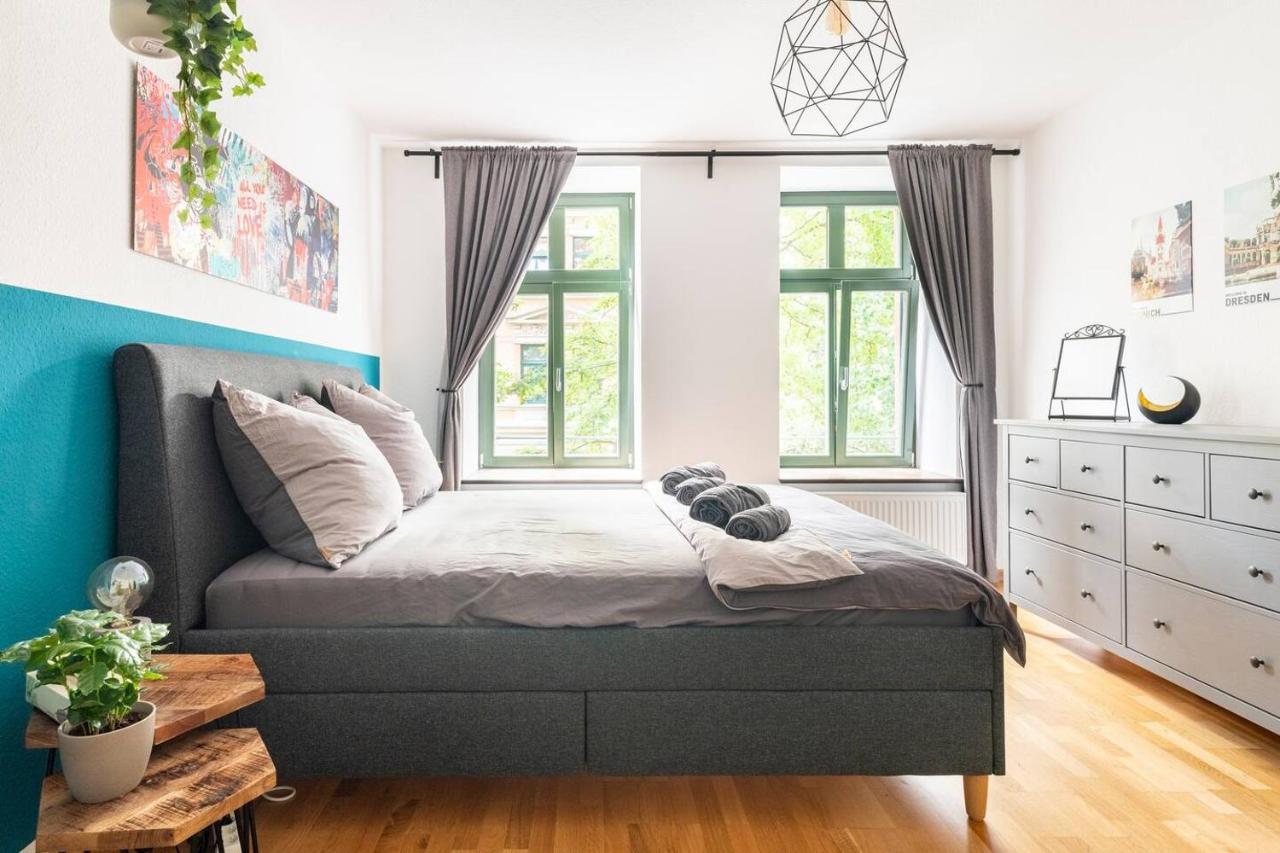Super Zentrale, Gemutliche Wohnung Mit Balkon Leipzig Luaran gambar