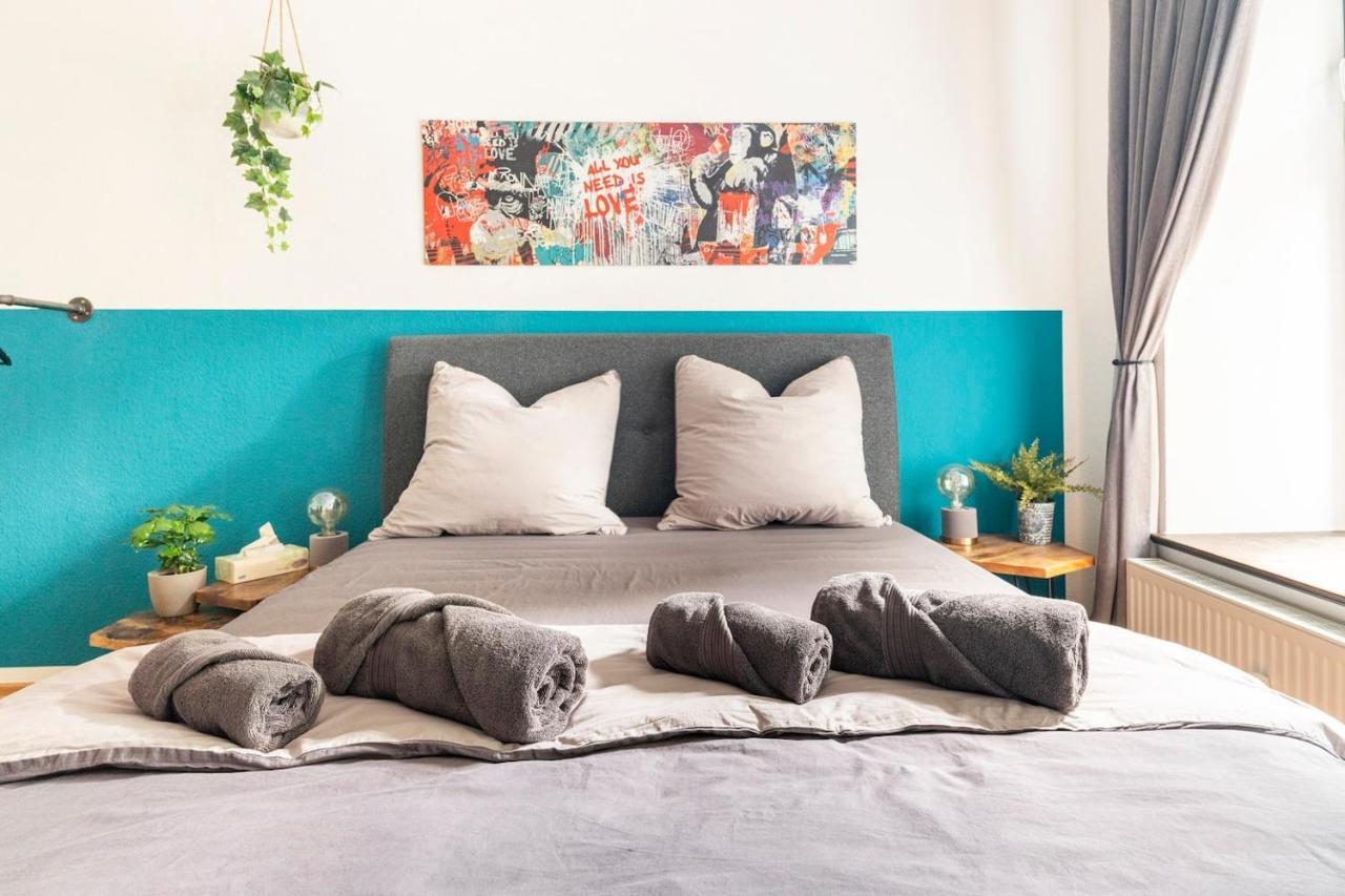 Super Zentrale, Gemutliche Wohnung Mit Balkon Leipzig Luaran gambar