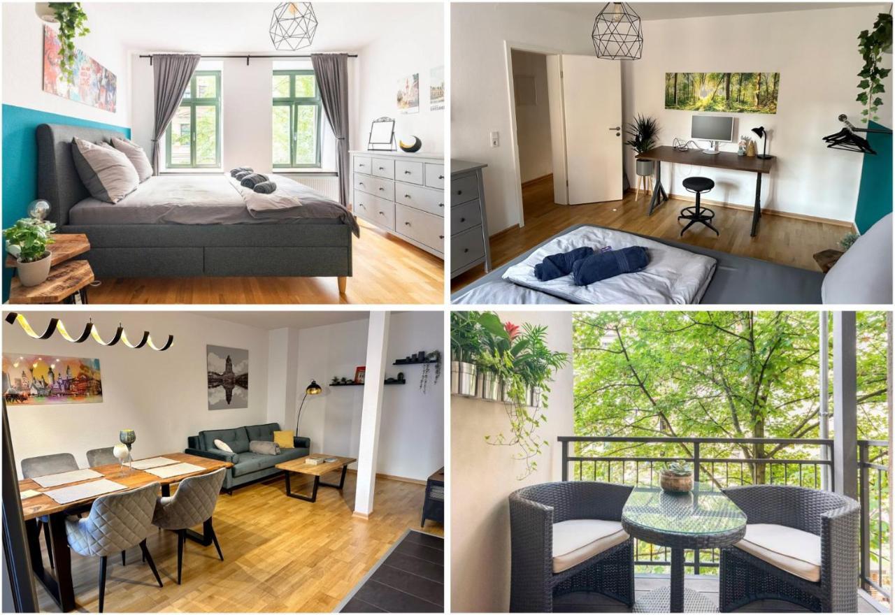 Super Zentrale, Gemutliche Wohnung Mit Balkon Leipzig Luaran gambar